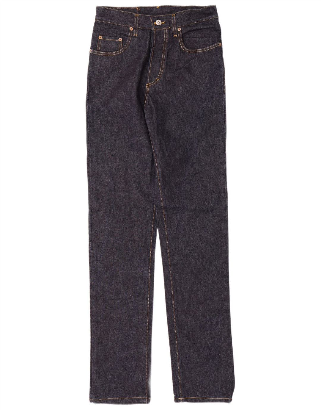 CASUCCI Jean droit taille haute homme W28 L32 bleu marine coton