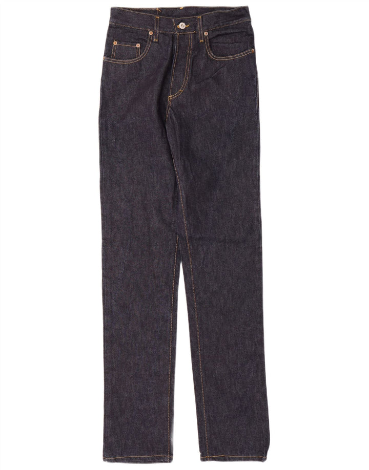 CASUCCI Jean droit taille haute homme W28 L32 bleu marine coton