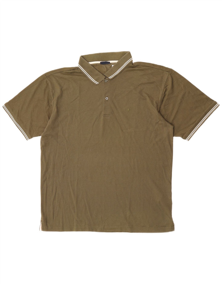 Champion Polo Homme 3XL Kaki Coton
