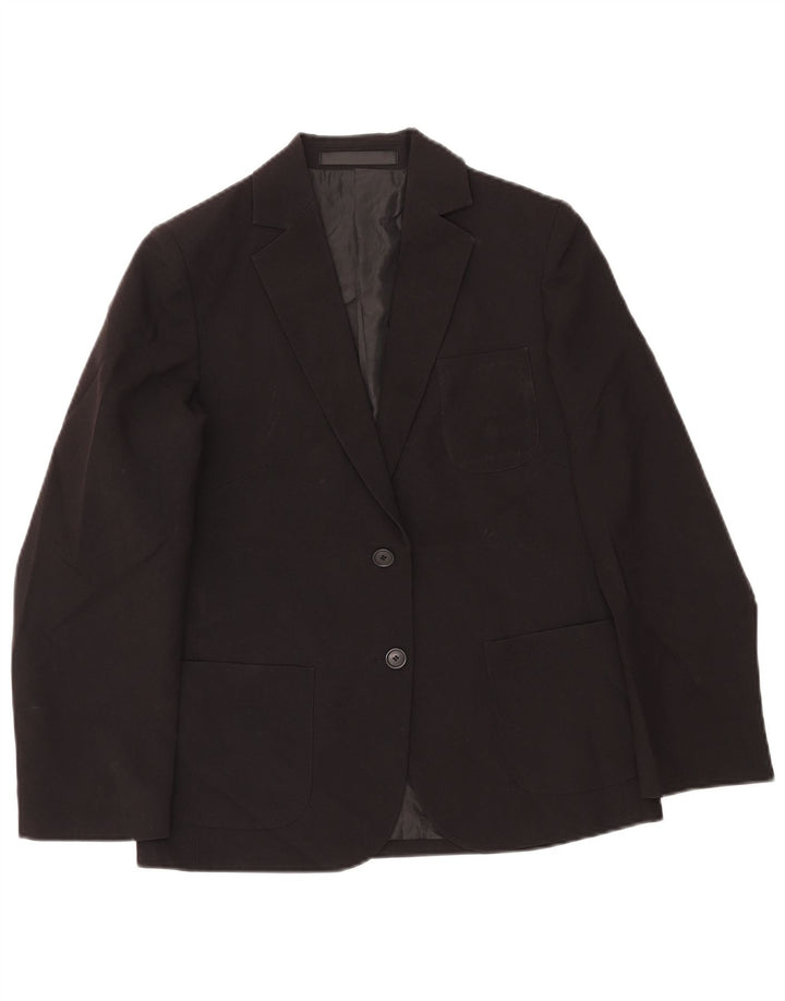 MARKS & SPENCER Veste Blazer 2 Boutons Fille 12-13 ans Noir Polyester