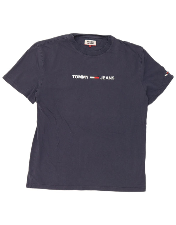 Tommy Hilfiger T-Shirt Graphique Homme Bleu Marine Moyen