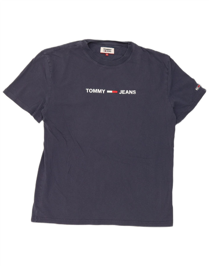 Tommy Hilfiger T-Shirt Graphique Homme Bleu Marine Moyen
