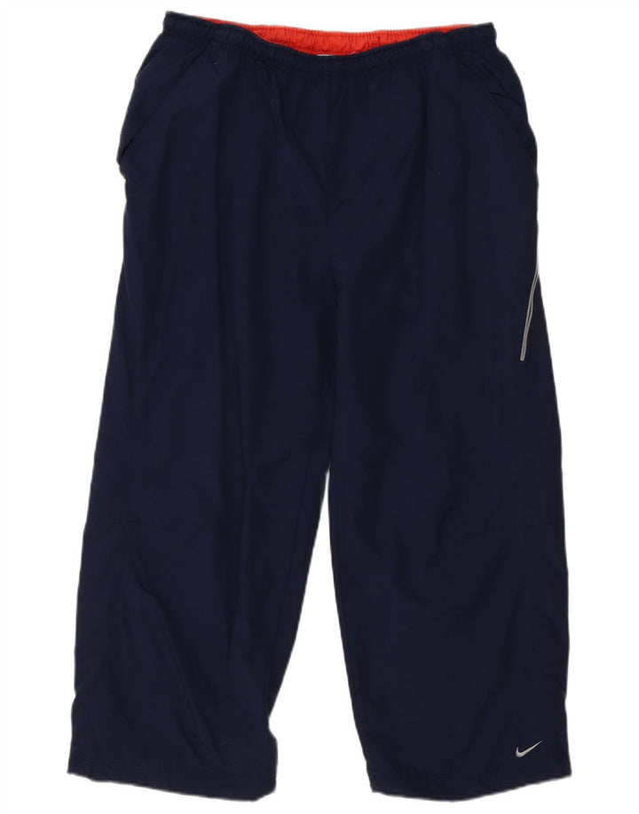 Nike Pantalon de survêtement en nylon bleu marine moyen pour homme