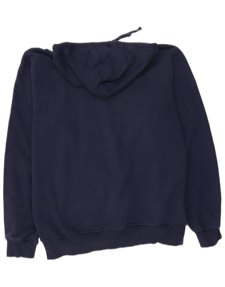 FILA Pull à capuche graphique pour homme en coton bleu marine Taille L