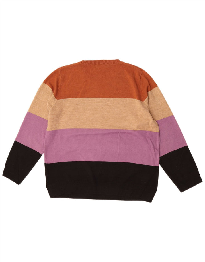 Marks & Spencer Pull ras du cou pour femme UK 16 Large Multicolore