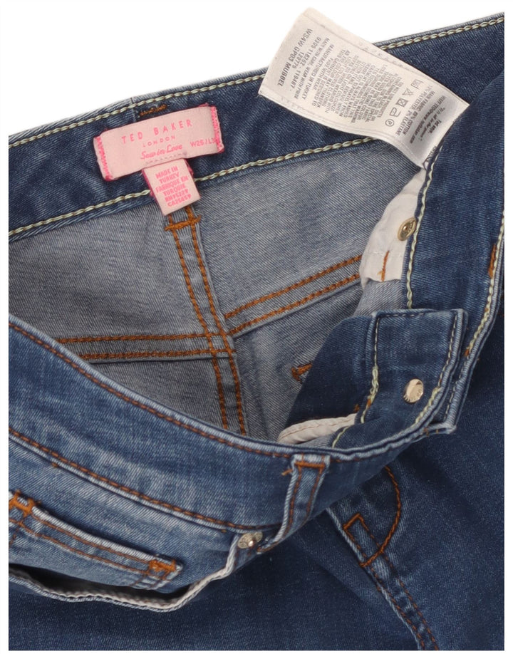 TED BAKER Jean Skinny Femme W26 L30 Bleu Coton