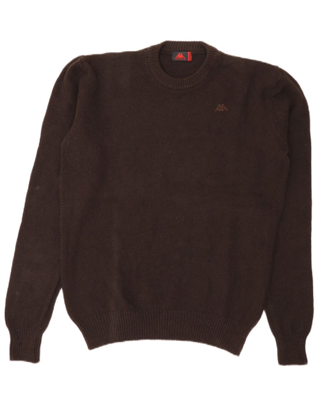 Kappa Pull col rond homme en laine marron moyen