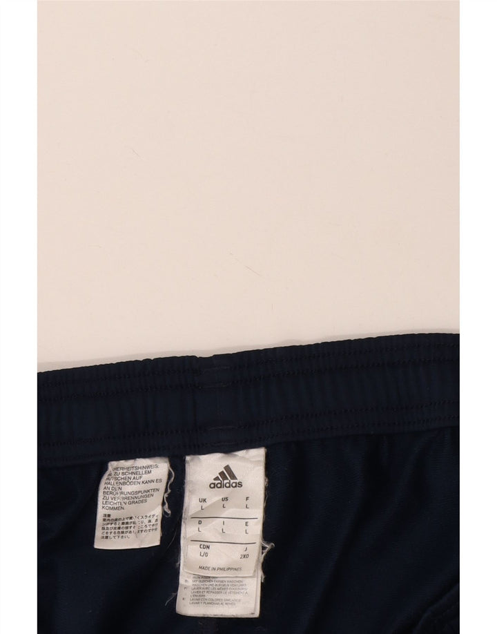 Adidas Pantalon de survêtement pour homme Large Bleu marine Polyester