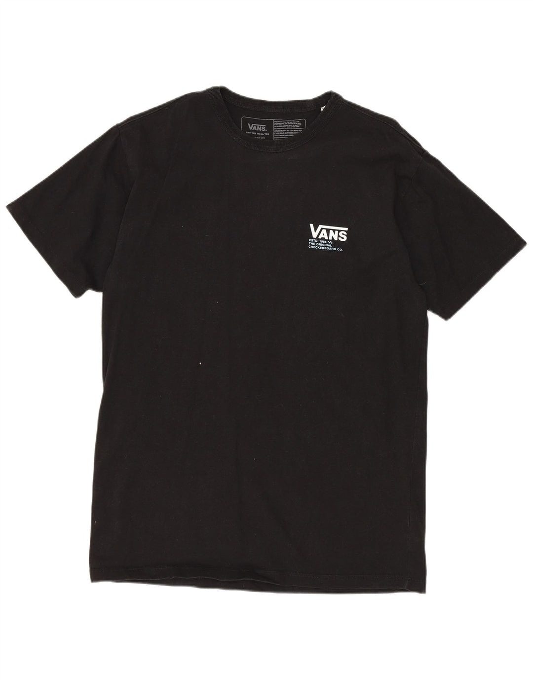 VANS T-shirt graphique coupe classique pour homme en coton noir moyen