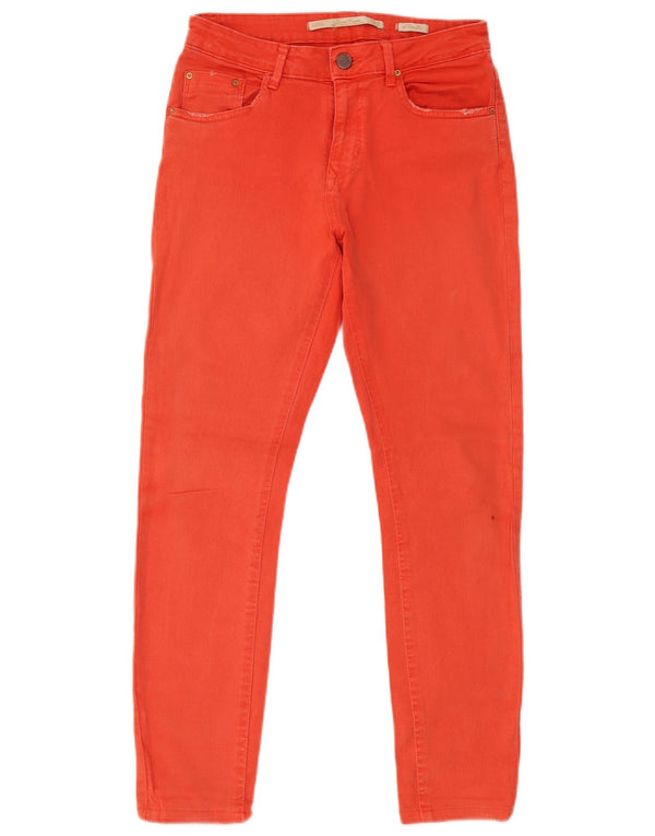 Zara Jean skinny femme EU 38 Small W28 L26 Orange Coton
