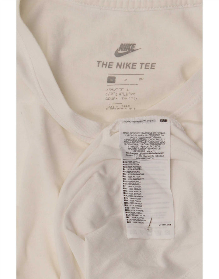 Nike T-Shirt Homme Petit Blanc Coton