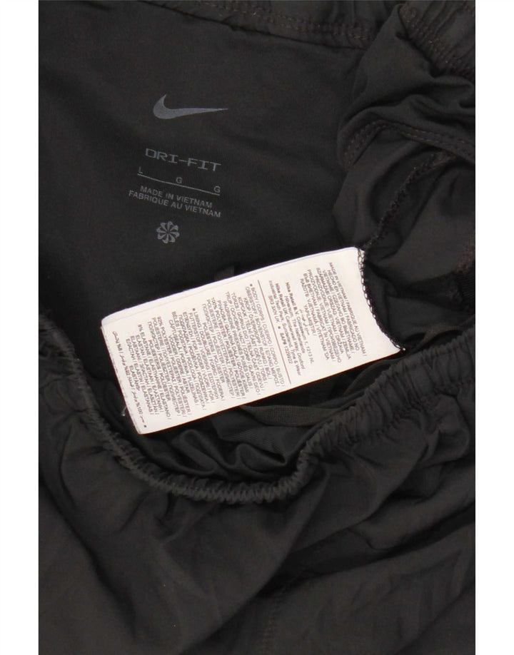 Short de sport Nike Dri Fit pour hommes, grand, noir, polyester