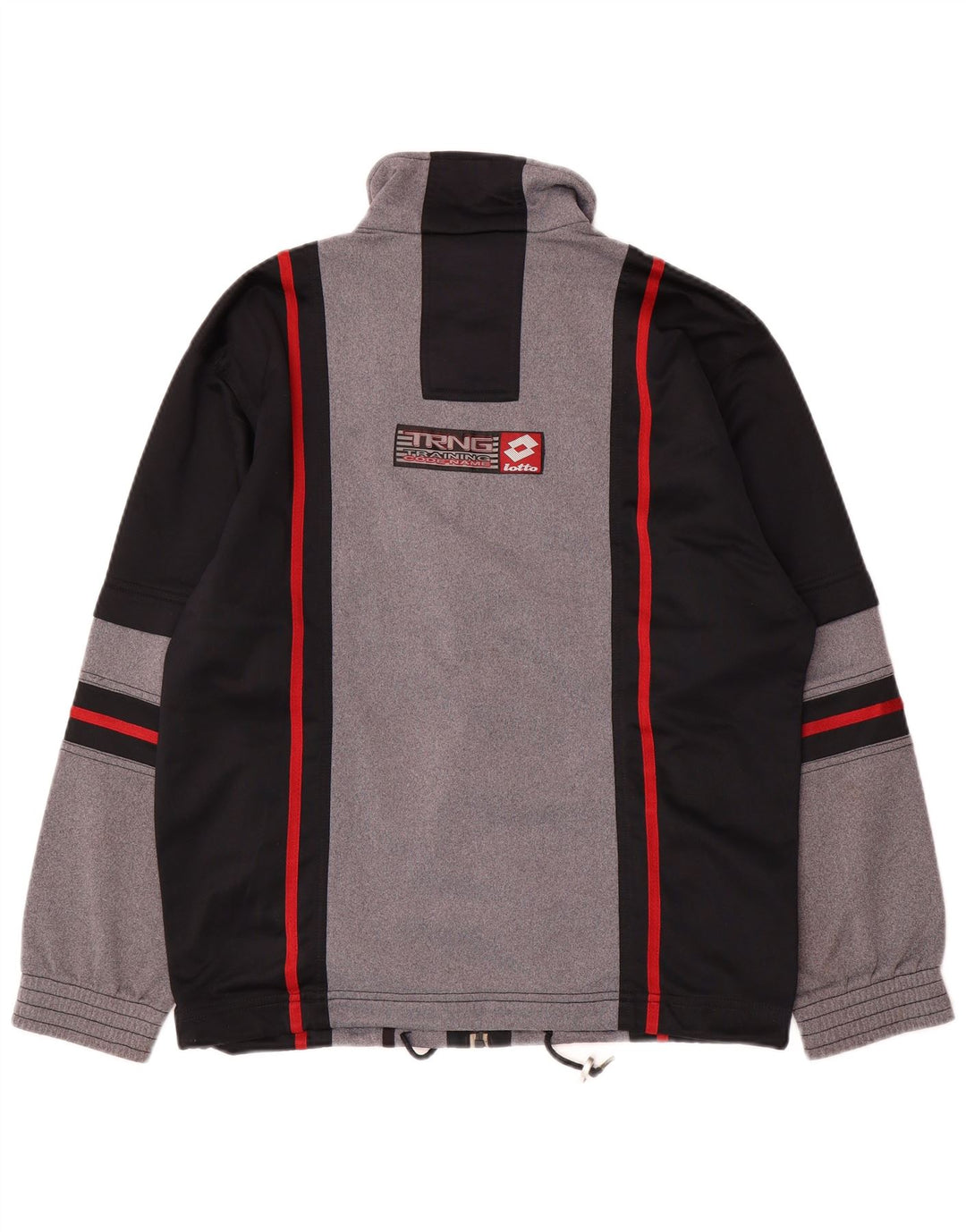 LOTTO Survêtement complet graphique pour hommes Petit noir Polyester color block