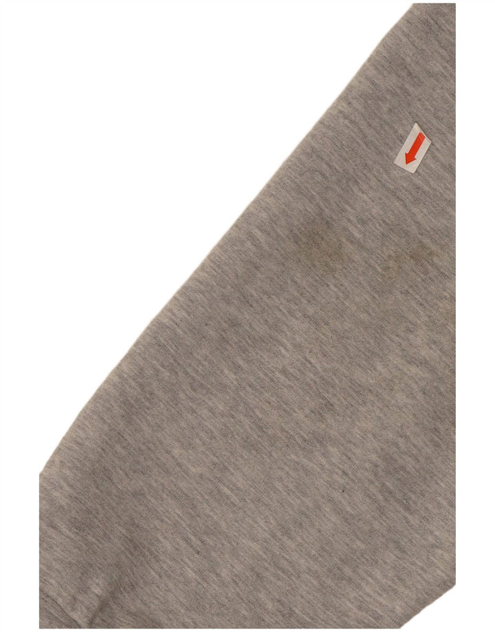 ADIDAS Pull à capuche zippé pour homme XL Gris Coton