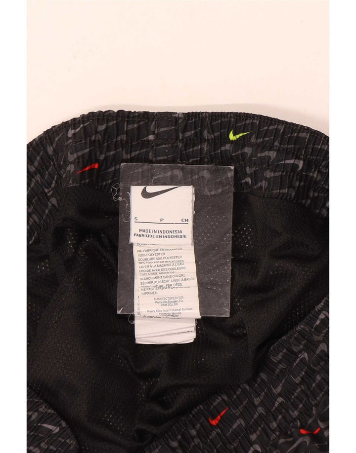 Nike Short de sport graphique pour homme Petit noir Polyester