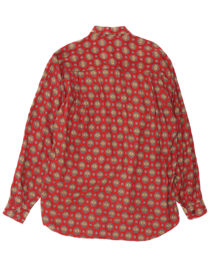 Carrera Chemise Homme Rouge Moyen Paisley Cotton