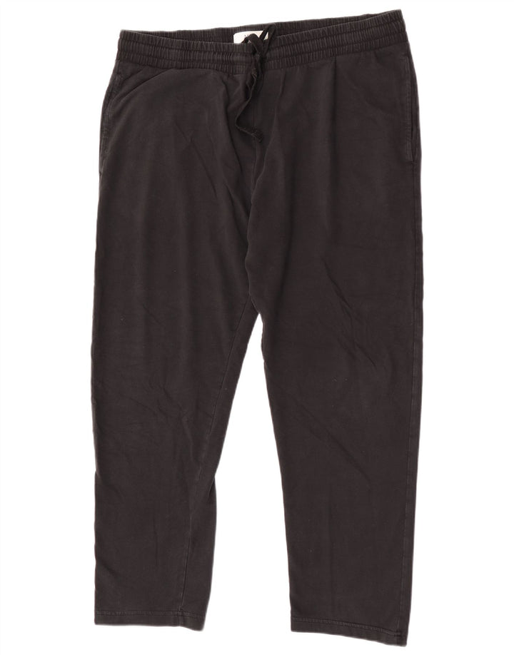 Marks & Spencer Pantalon de survêtement coupe classique XL en coton noir pour homme
