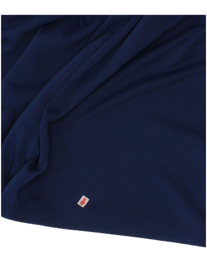 Umbro Short de Sport Garçon 11-12 Ans Large Bleu Marine Polyester