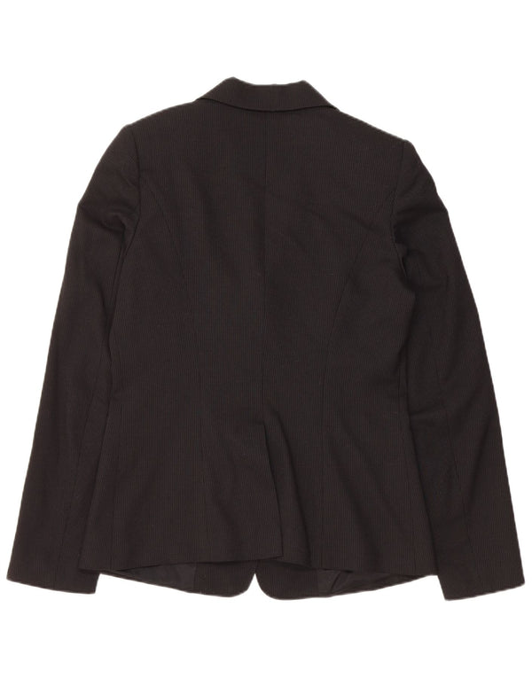 MAX & CO. Veste blazer à 2 boutons pour femme UK 14 Grandes rayures noires