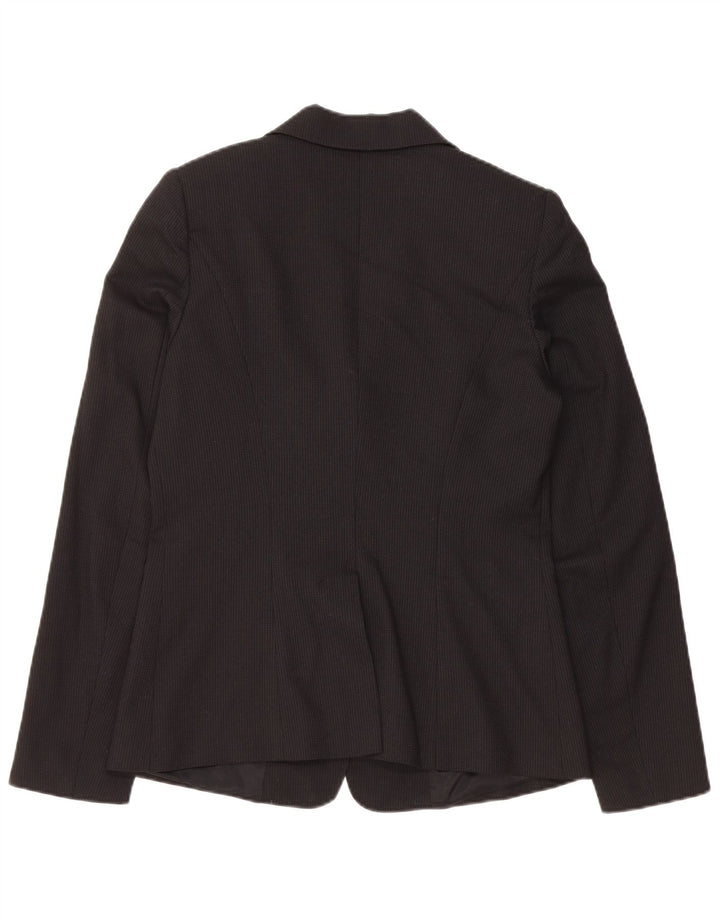 MAX & CO. Veste blazer à 2 boutons pour femme UK 14 Grandes rayures noires