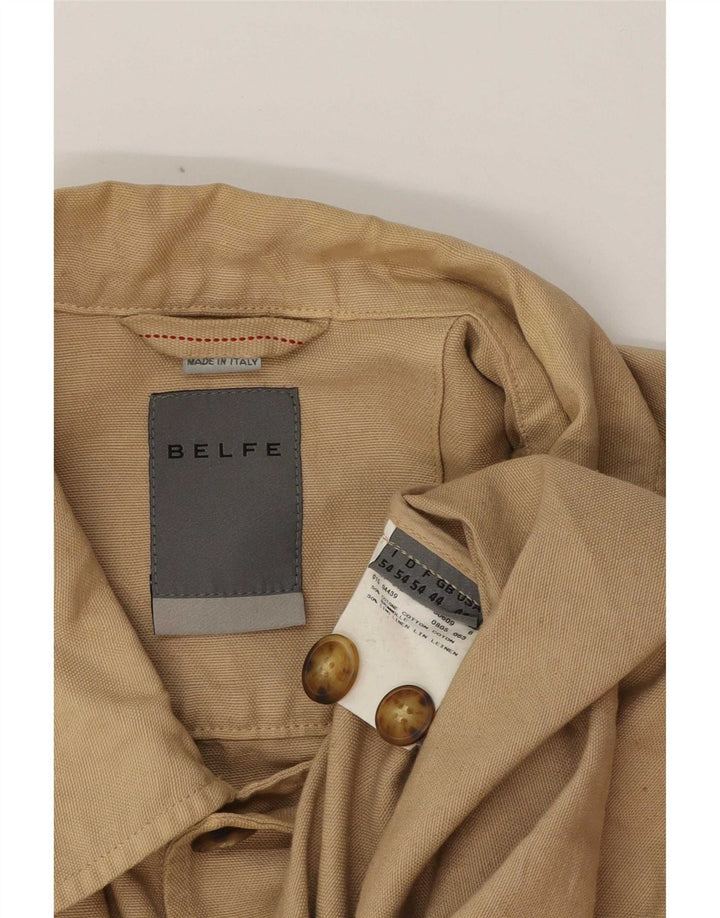 Belfe Veste utilitaire pour homme UK 44 2XL Coton beige