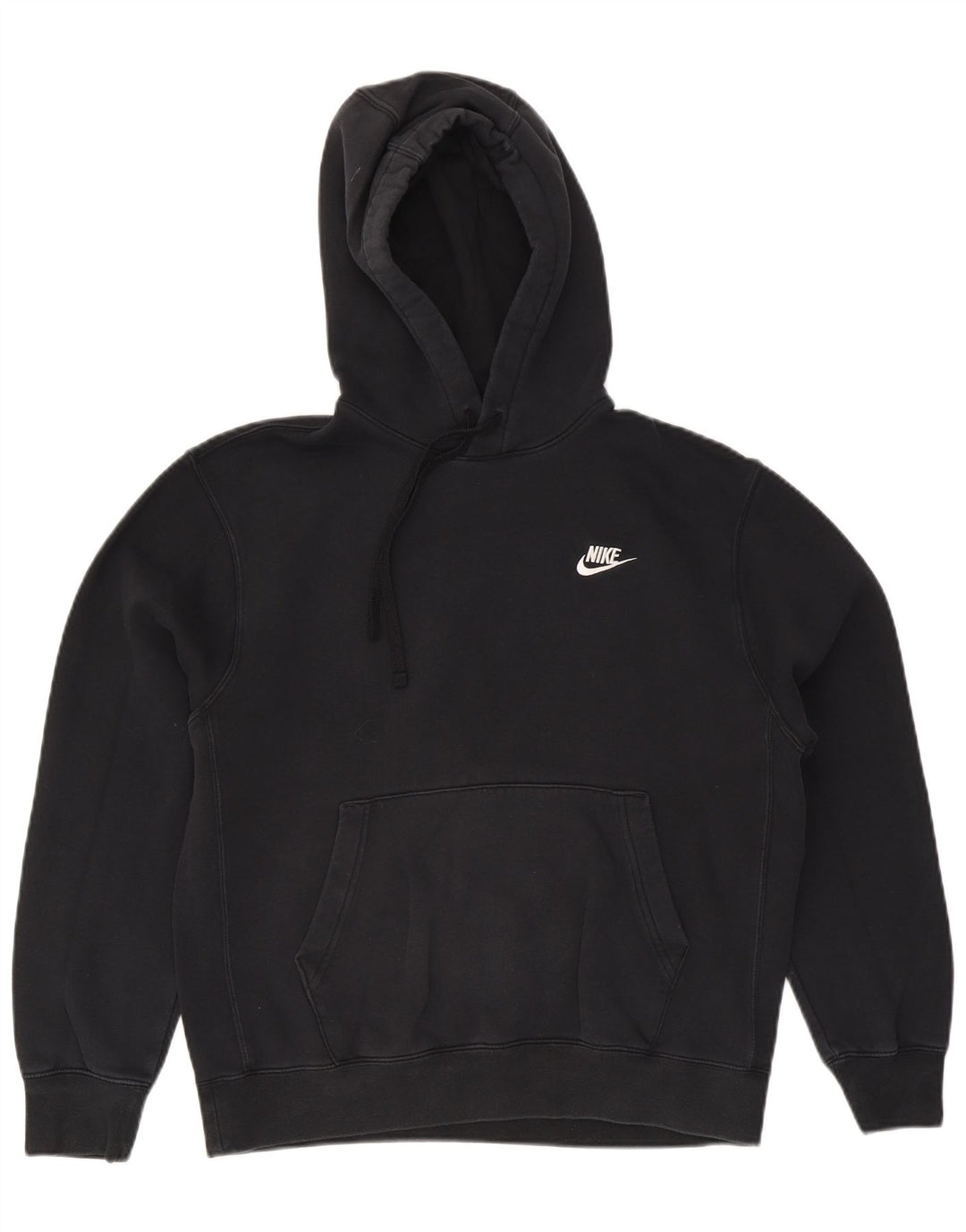 Nike Pull à capuche pour homme en coton noir moyen