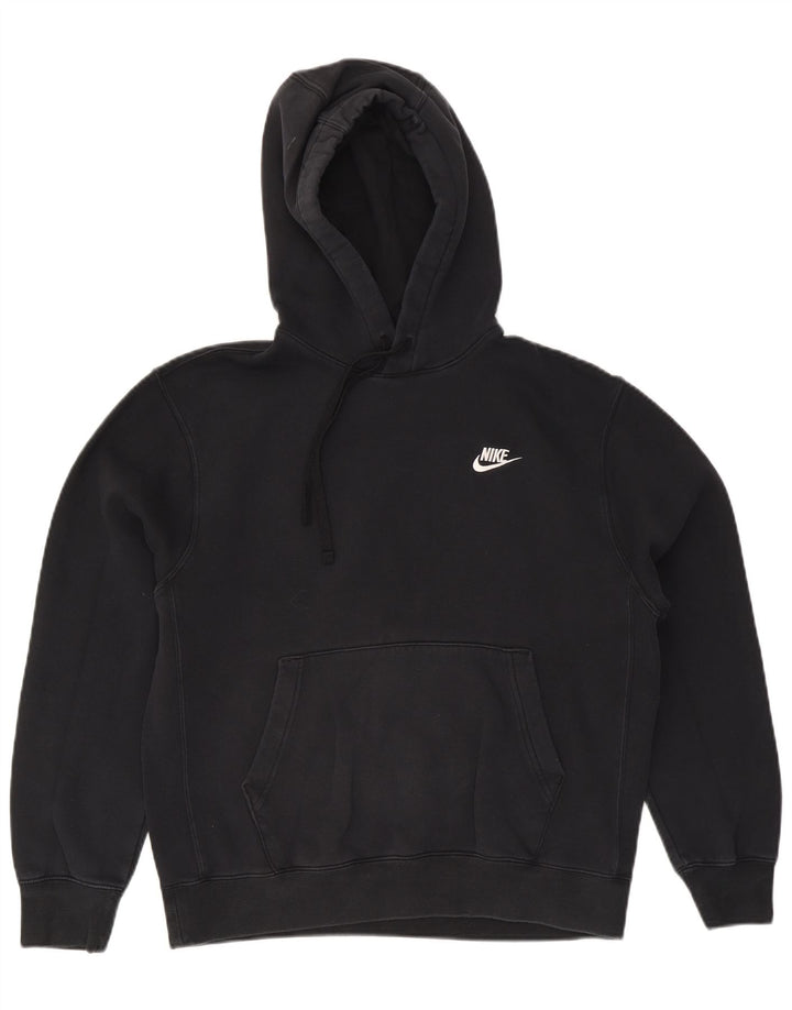Nike Pull à capuche pour homme en coton noir moyen