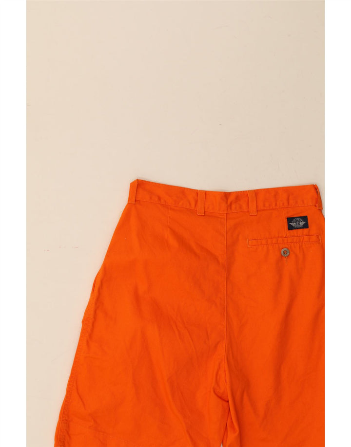 DOCKERS Womens High Waist Pegged Chino Shorts W28 Medium Orange Vintage Dockers and Second-Hand Dockers from Messina Hembry 