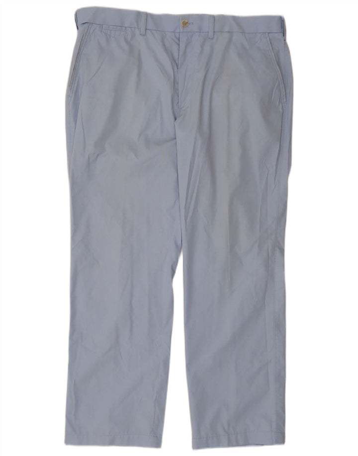 MARKS & SPENCER Pantalon Chino Droit Bleu Harbor Homme W38 L29 Bleu