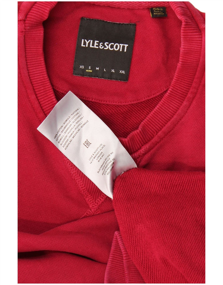 LYLE & SCOTT Sweat-Shirt Homme Petit Rouge Coton
