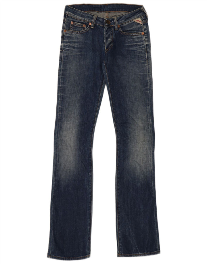 Replay Jean Slim Bootcut Femme W25 L32 Bleu Coton