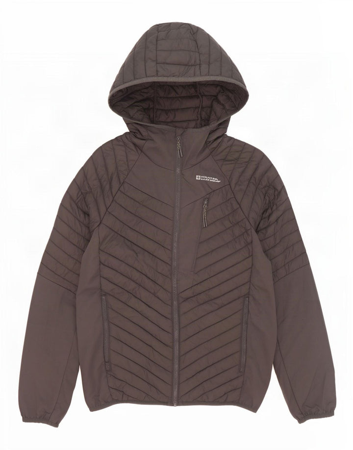 Mountain Warehouse Veste matelassée à capuche pour homme UK 34 XS Gris Polyester