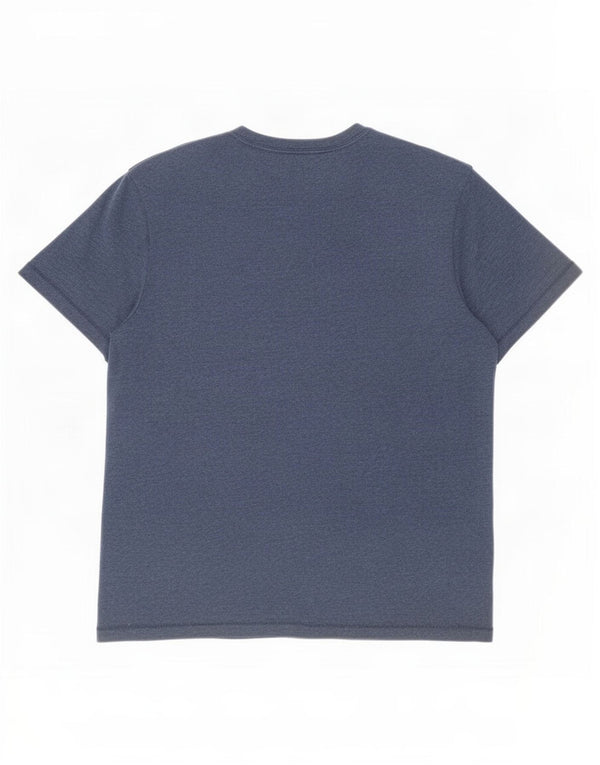 Tommy Hilfiger T-shirt graphique pour hommes, grand, bleu marine, coton