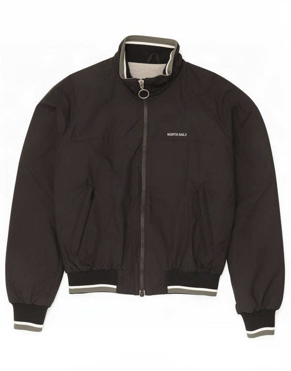 North Sails Veste Bomber Homme UK 38 Medium Noir Polyamide