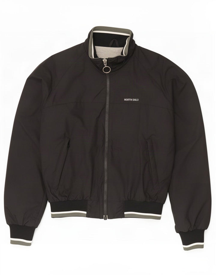 North Sails Veste Bomber Homme UK 38 Medium Noir Polyamide