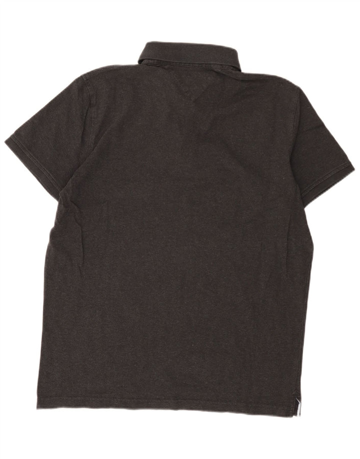 Tommy Hilfiger Polo slim fit pour homme, grand gris