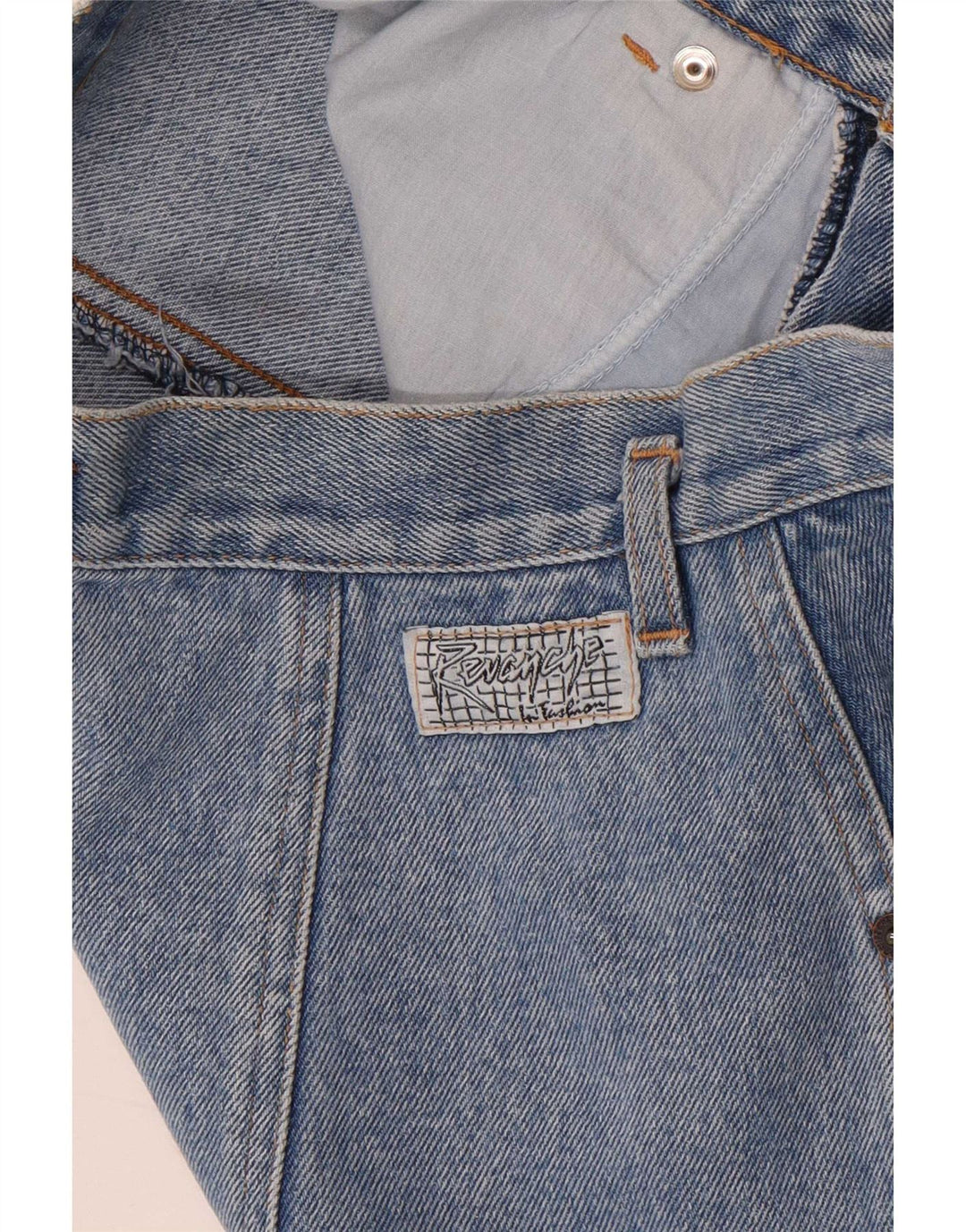 Revanche Jupe en Jean Femme W26 Petit Bleu