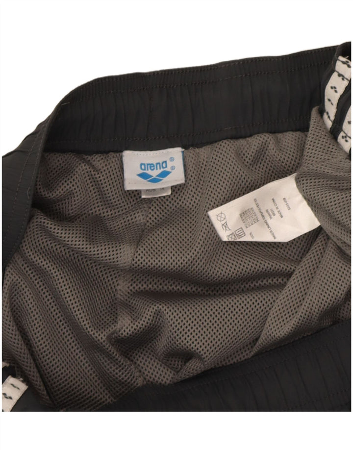 Arena Pantalon De Survêtement Graphique Homme Large Gris Polyester