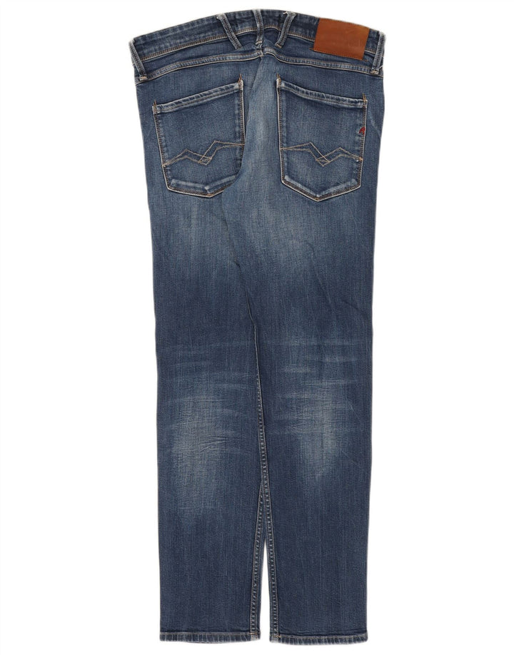 Replay Jean Slim Femme W33 L29 Bleu