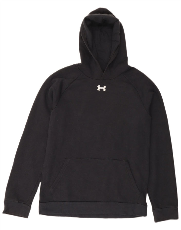 UNDER ARMOUR Pull à capuche pour garçon 13-14 ans XL Noir Coton