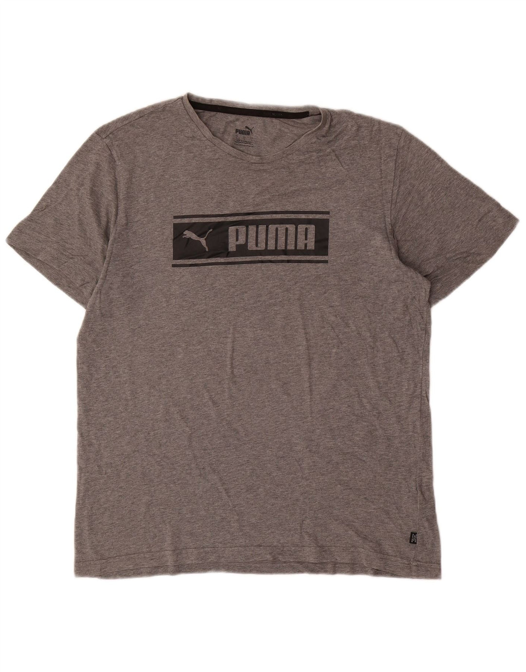 Puma T-Shirt Graphique Homme Grand Gris Coton