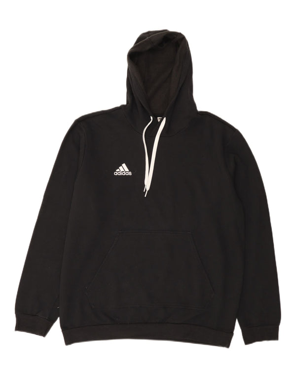 Adidas Pull à capuche graphique pour homme Grand coton noir