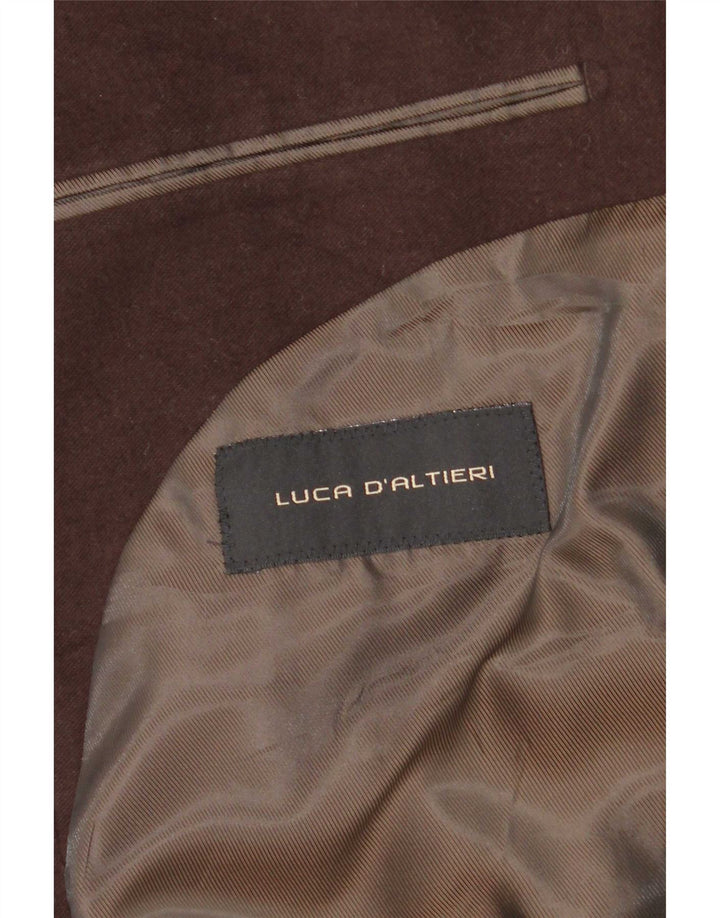 Luca D'altieri Manteau pour homme UK 38 Marron moyen