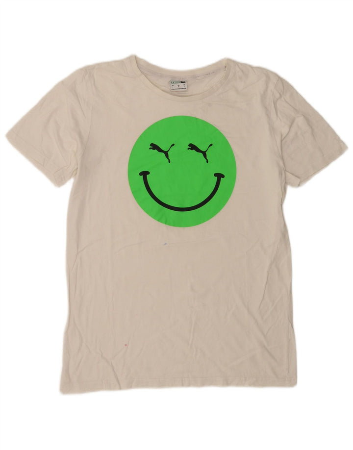 Puma T-Shirt Graphique Homme Petit Blanc