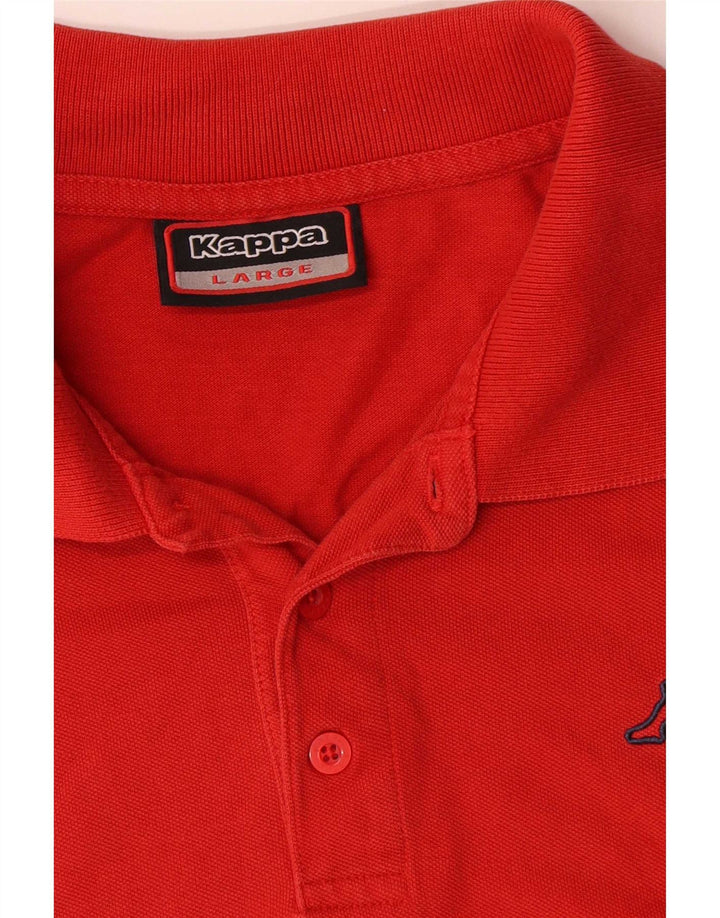 Kappa Polo Homme Grand Rouge Coton