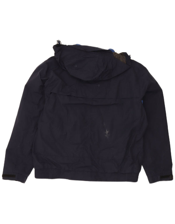 Marks & Spencer Veste coupe-vent à capuche Blue Harbor pour homme UK 42 XL Navy