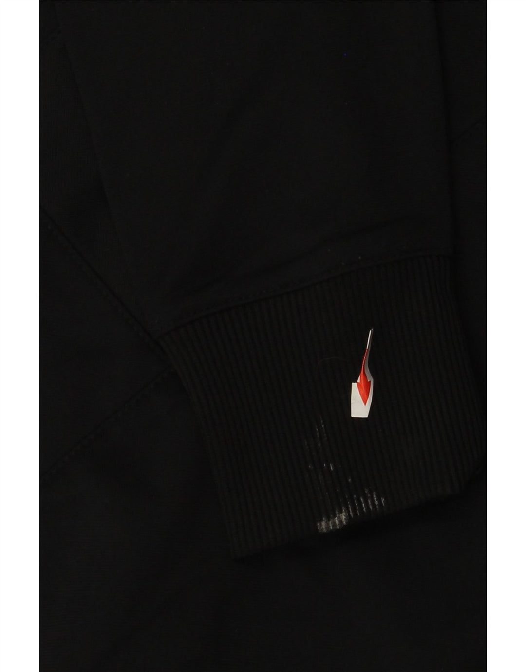 Nike Veste de survêtement pour femme UK 10/12 Polyester à fines rayures noires moyennes