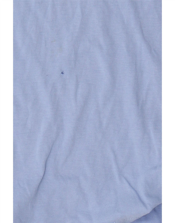 Levi's T-Shirt Graphique Femme UK 12 Bleu Moyen Coton