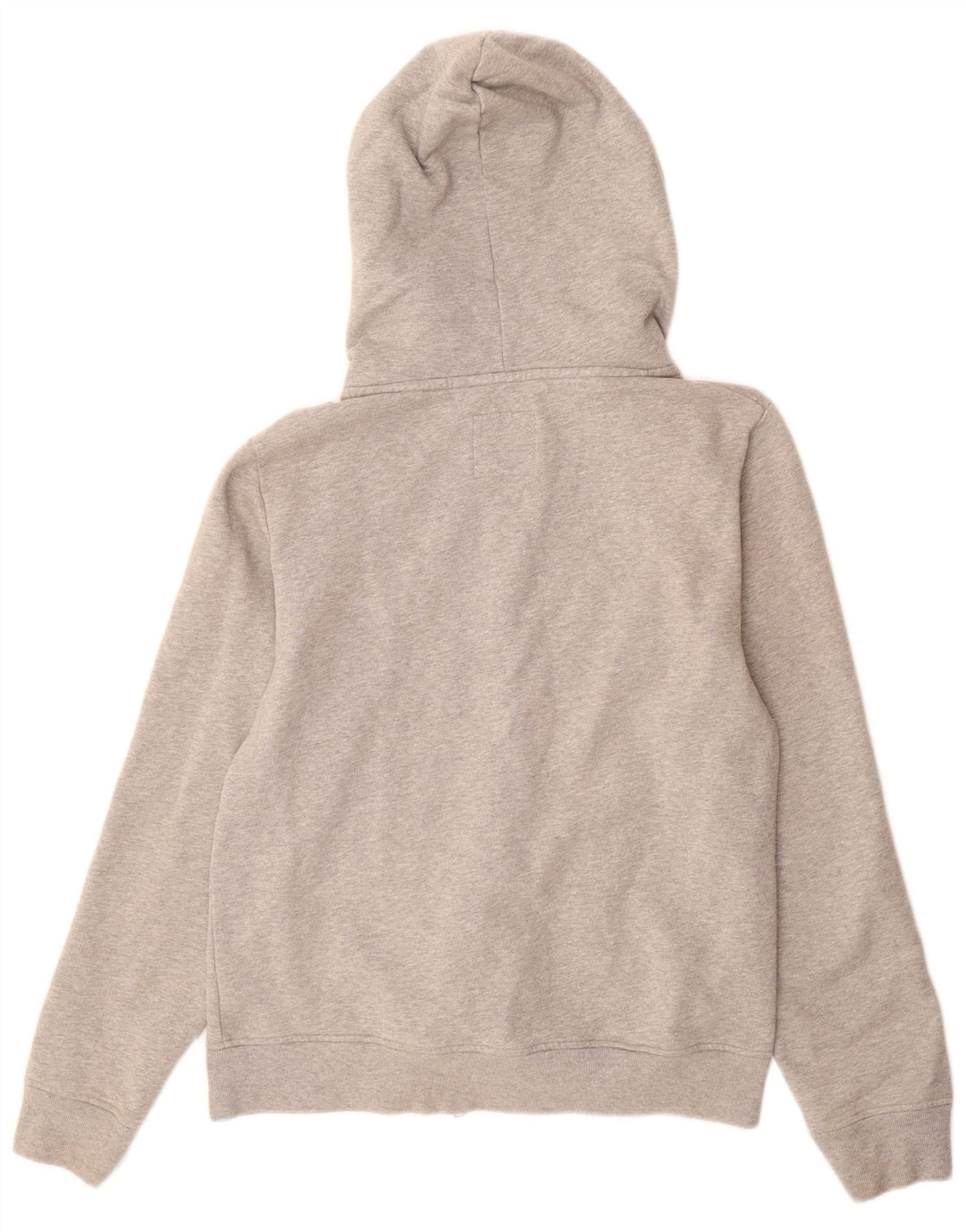ALL SAINTS Pull à capuche zippé pour homme Large Gris Coton