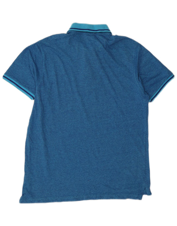Pierre Cardin Polo Regular Fit Homme Bleu Moyen Coton